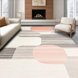 Ultra Soft Area Rug, Non Slip, Stain Resistant, Washable Area Rugs for Living Room, Bedroom, Subtle Striped Abstract Area Non Slip(Gray)