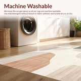 Ultra Soft Area Rug, Non Slip, Stain Resistant, Washable Area Rugs for Living Room, Bedroom, Modern Geometric Area Beige(Beige)