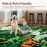 Charming Earthy Toned Safari Scene(Green)