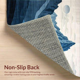 Contemporary Geometric Mountain Vibes(Blue)