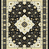 Opulent Monochrome Vintage Look(Black)