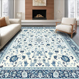 Luxurious Gray Floral Medallion(White)