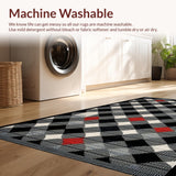 Elegant Striped Patterned Composition(Black)