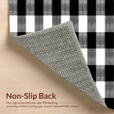 Elegant Farmhouse Striped Visual Appeal(Black)