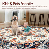 Lively Vintage Inspired Floral Motif(White)