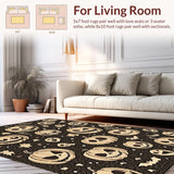 Fun Eerie Graphic Design Element(Black)