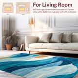 Fresh Nautical Flowing Lines(Blue)