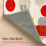 Contemporary Linear Patterned Appeal(Red)