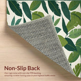 Ultra Soft Area Rug, Non Slip, Stain Resistant, Washable Area Rugs for Living Room, Bedroom, Serene Nature-Inspired Bath Accessory(Green)