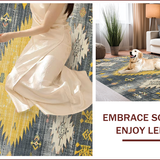 Vintage Ethnic Distressed Aesthetic(Yellow)