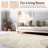 Elegant Off White Ogee Design(Beige)