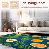 Whimsical Nature Inspired Round Design(Blue)