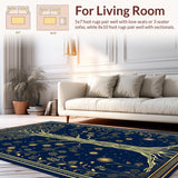 Elegant Viking Mythology Motif(Blue)