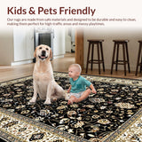 Cozy Earthy Tones Tiled Effect(Black)