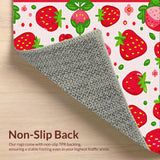 Charming Pastel Strawberry Motif(Pink)