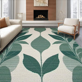 Elegant Sage Abstract Motif(Green)