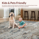 Luxurious Earth Tone Medallion Design(Gray)