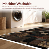 Ultra Soft Area Rug, Non Slip, Stain Resistant, Washable Area Rugs for Living Room, Bedroom, Multi-Color Cheetah Print Living Room Accent Rug(Yellow)