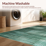 Ultra Soft Area Rug, Non Slip, Stain Resistant, Washable Area Rugs for Living Room, Bedroom, Cottage Core Tapestry(Green)