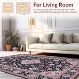 Chic Graphical Hexagonal Motif(Black)