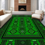 Contemporary Black and Green Ogee(Green)