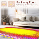 Enchanting Round Colorful Whirl(Red)