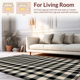 Cozy Transitional Plaid Design(Beige)
