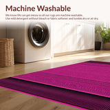 Ultra Soft Area Rug, Non Slip, Stain Resistant, Washable Area Rugs for Living Room, Bedroom, Whimsical Pink Animal Texture(Pink)