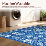 Stylish Abstract Ogee Patterned(Blue)
