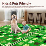 Lush Green Rustic Shamrock Aesthetic(Green)