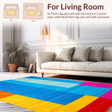 Exuberant Multicolor Flowing(Blue)