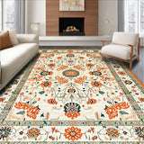 Neutral Earthy Botanical Motif(Beige)