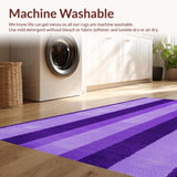 Ultra Soft Area Rug, Non Slip, Stain Resistant, Washable Area Rugs for Living Room, Bedroom, Whimsical Purple Plush Delight(Purple)