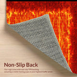 Contemporary Hot Lava Composition(Red)