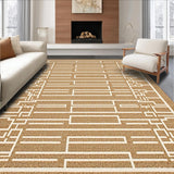 Vintage Diamond Textured Visual Appeal(Beige)