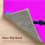 Eclectic Colorful Abstract Artwork(Pink)