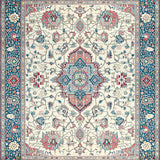 Artisan Rustic Geometric Composition(White)