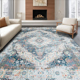 Elegant Monochrome Medallion Style(Blue)