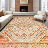 Cozy Diamond Motif in Warm Hues(Beige)