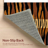 Ultra Soft Area Rug, Non Slip, Stain Resistant, Washable Area Rugs for Living Room, Bedroom, Chic Animal Print Elegance(Brown)