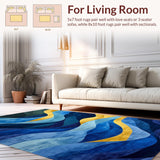 Luxe Modern Geometric Arrangement(Blue)