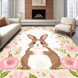Elegant Hued Flower Motif(Pink)