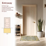 Transitional Light Gray Patterned Elegance(Gray)