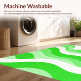 Bright Coastal Inspired Scallop Shape(Green)