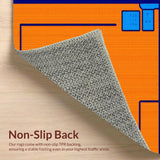Ultra Soft Area Rug, Non Slip, Stain Resistant, Washable Area Rugs for Living Room, Bedroom, Vibrant Retro Game Aesthetic(Orange)