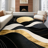 Sophisticated Modernist Visual Appeal(Black)