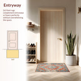 Elegant Sky and Terracotta Harmony(Red)