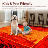 Lively Abstract Shapes Ensemble(Red)