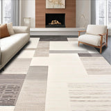 Ultra Soft Area Rug, Non Slip, Stain Resistant, Washable Area Rugs for Living Room, Bedroom, Boho Chic Kitchen Area Comfort Mat for Standing Sink Office(Beige)