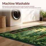 Charming Lodge Inspired Nature Design(Green)